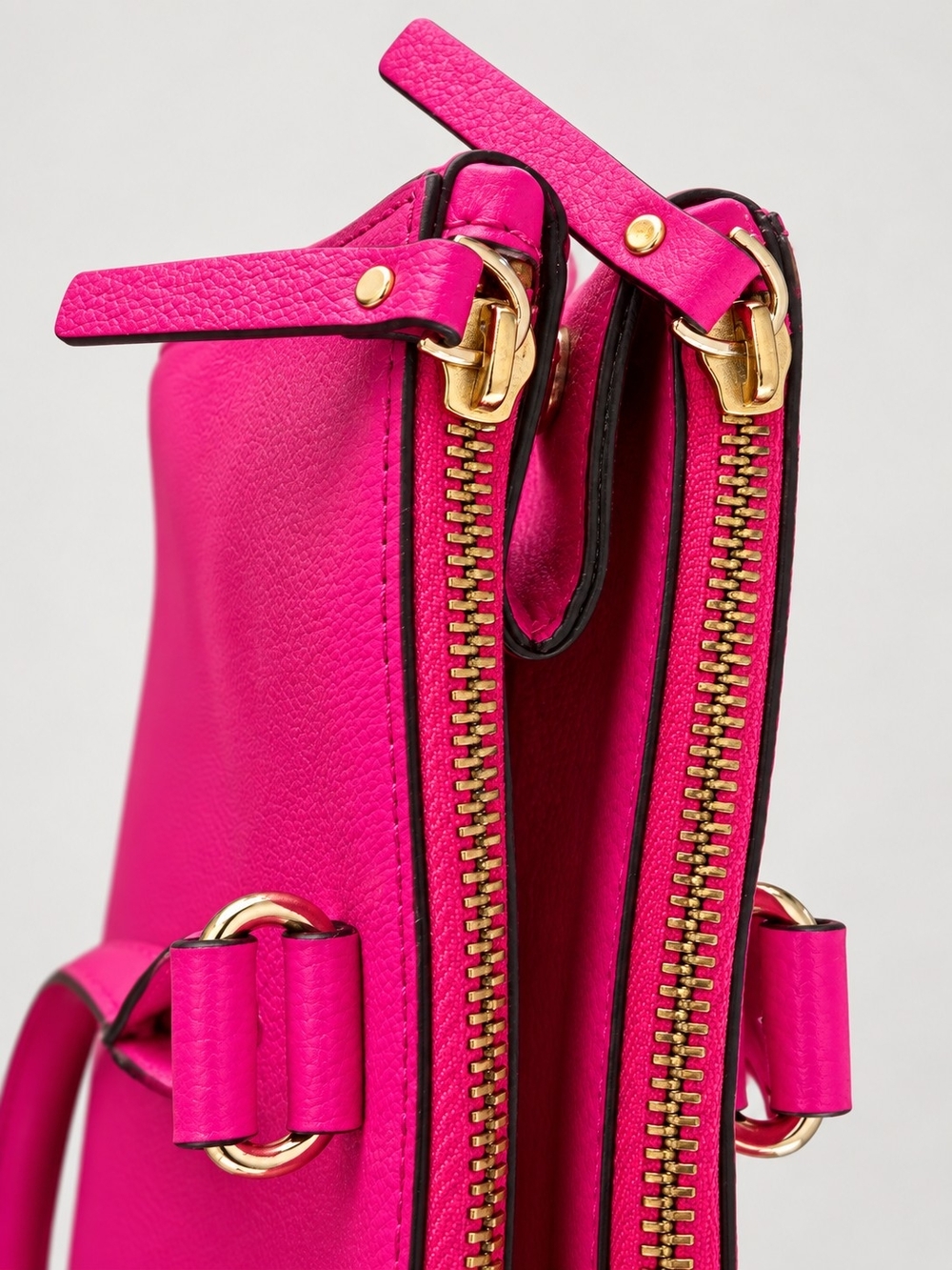 Kate Spade New York Hot Pink Leather Triple Compartment Satchel - Picture 5 of 15